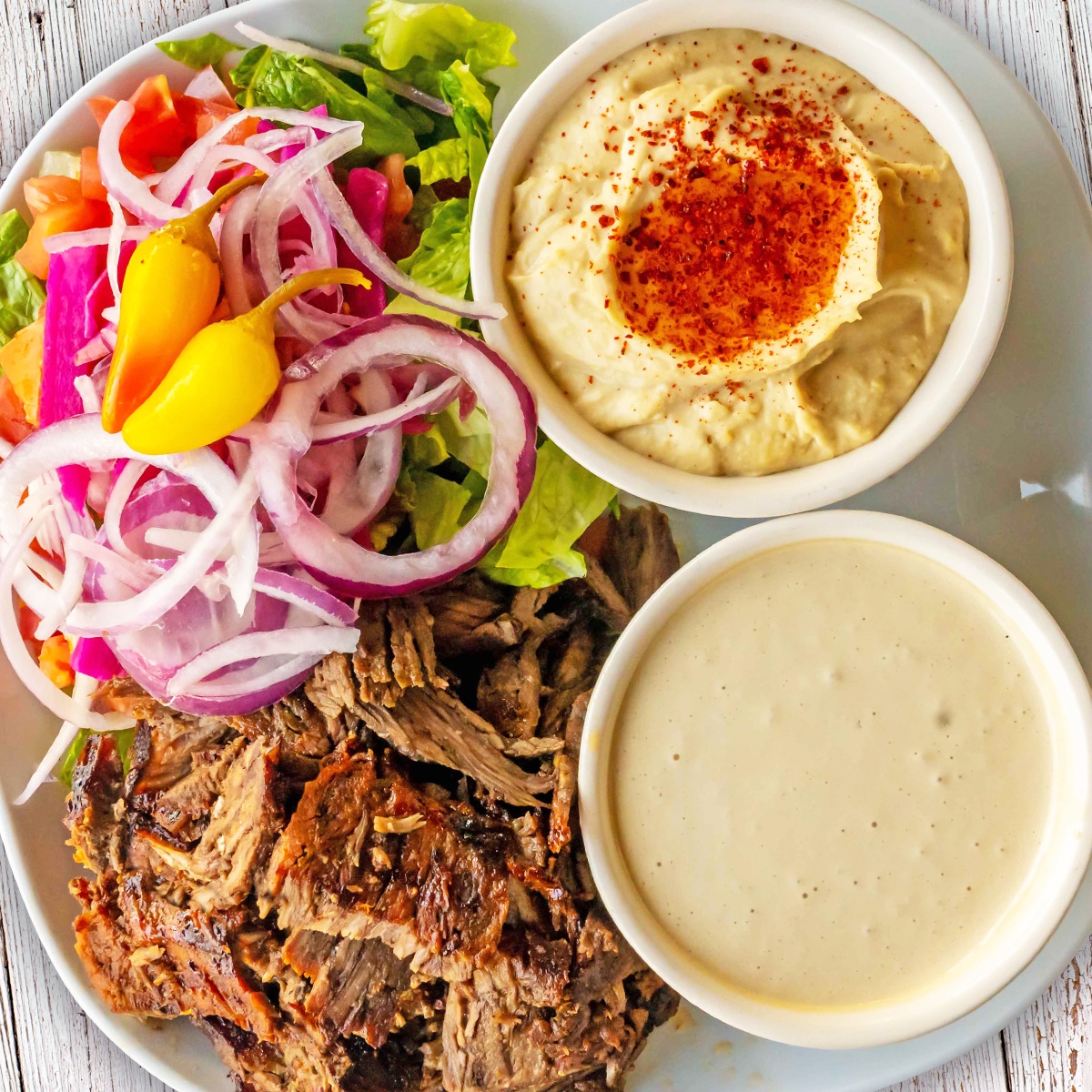 Tri Tip Shawerma Plate