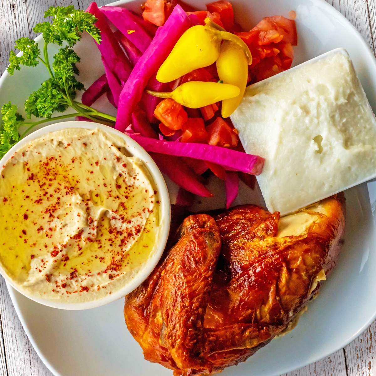 Quarter White Chicken Plate