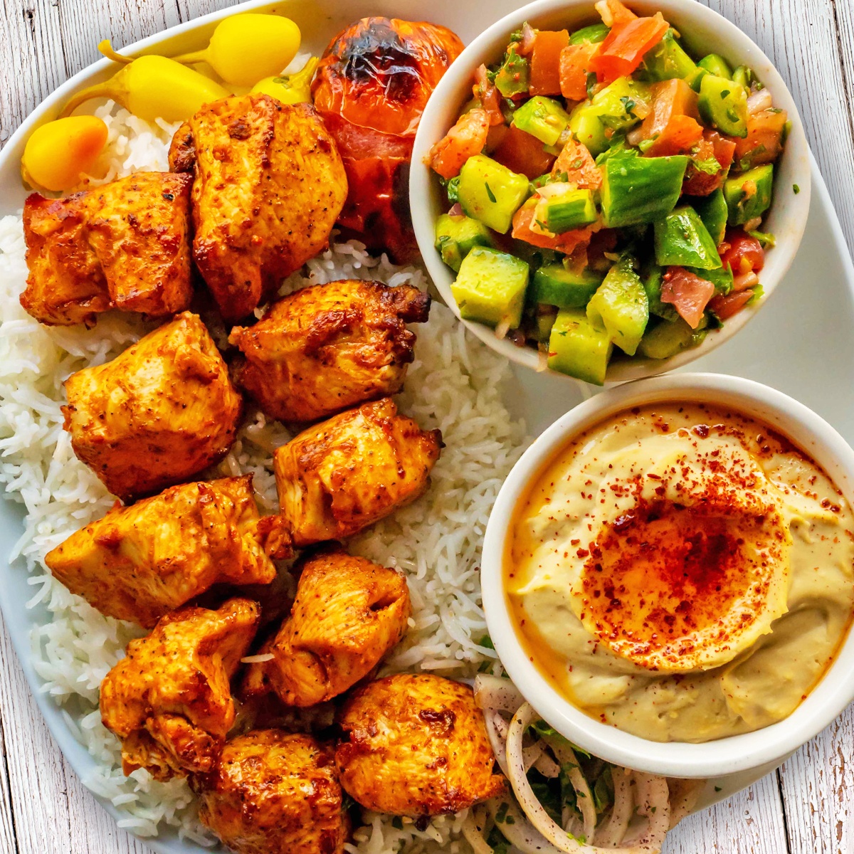Chicken Kabob Plate