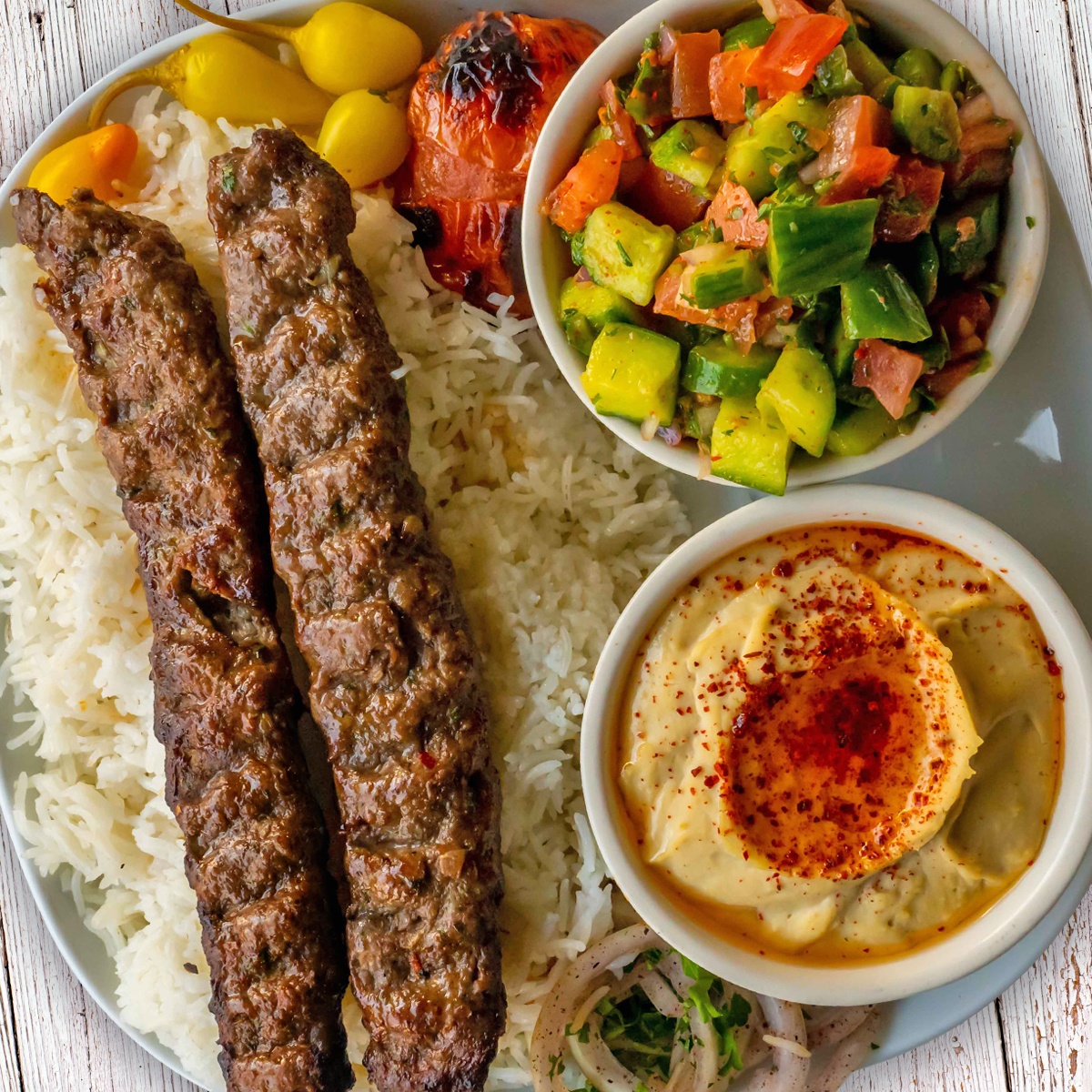 Lule Kabob Plate
