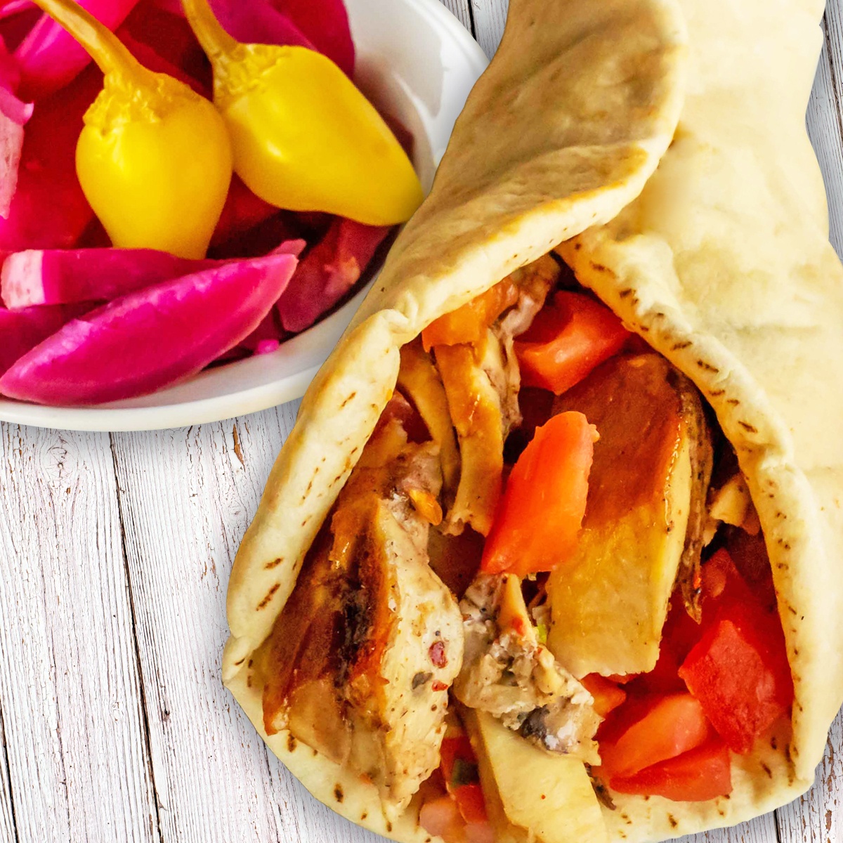 Roasted Chicken Wrap